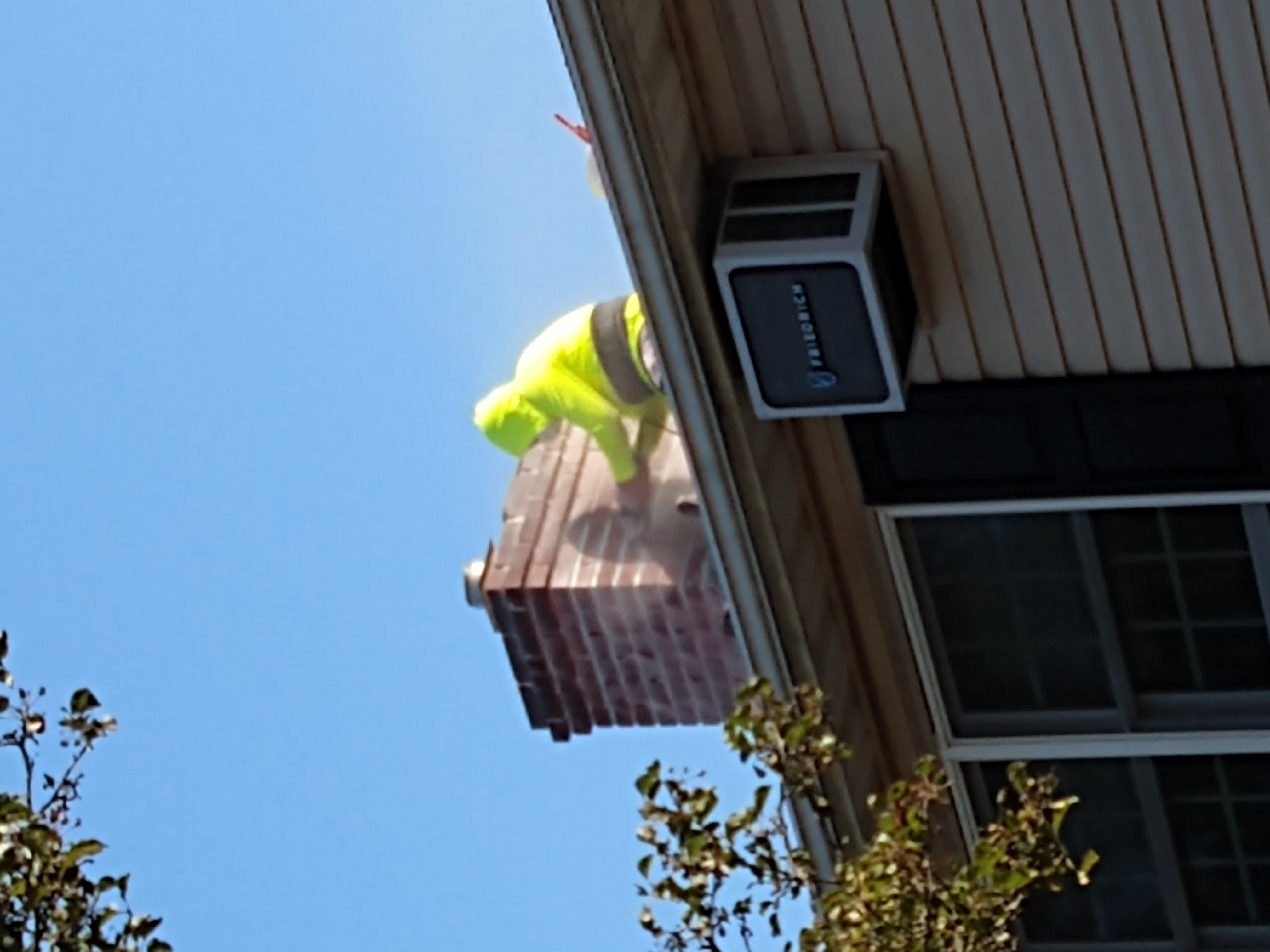 Chimney tuckpointing and mortar repair in Oyster Bay, New York